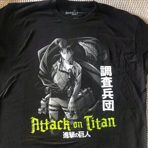 Attack on Titan Black Graphic T-Shirt